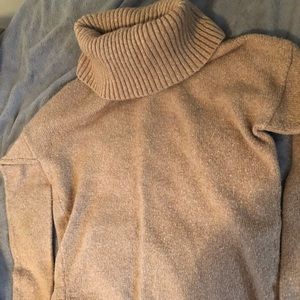 Tan Turtleneck Sweater